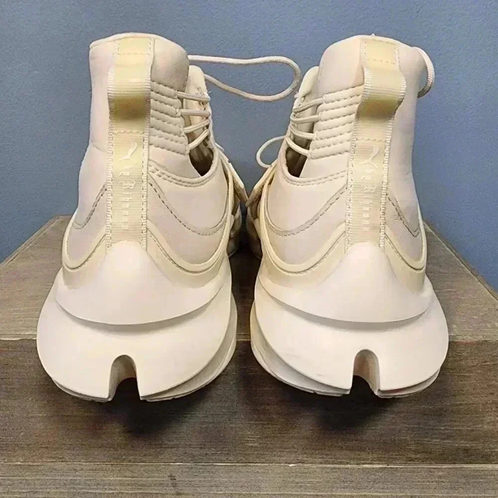 Puma x Fenty by Rihanna Off White Sesame Trainers Women's Size‎ 6
